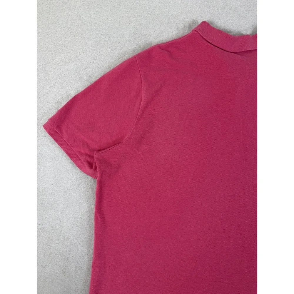 Polo Ralph Lauren Classic Fit Mesh Polo Shirt Hot Pink Men's XXL